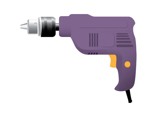 Electric drill — Stock Vector