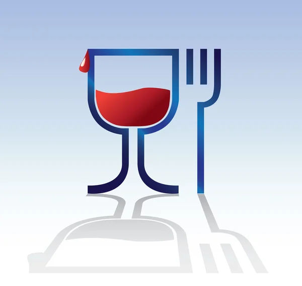 Comer símbolo de bebida — Archivo Imágenes Vectoriales