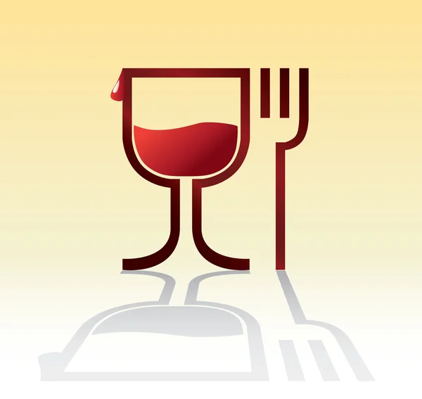 Mangez boisson symbole — Image vectorielle