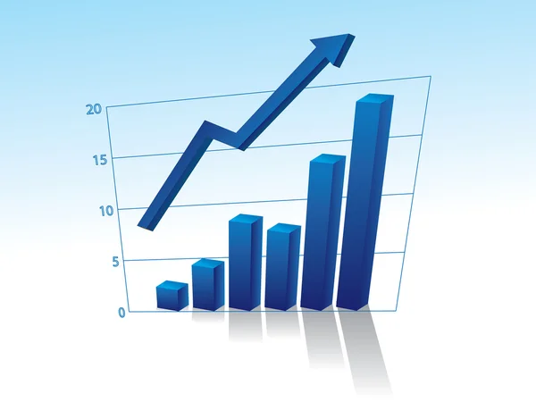 Gráfico empresarial —  Vetores de Stock