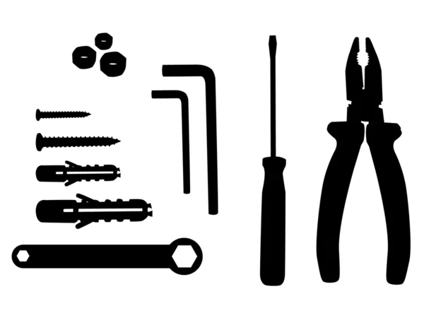 Household tool silhouette — Stock Vector