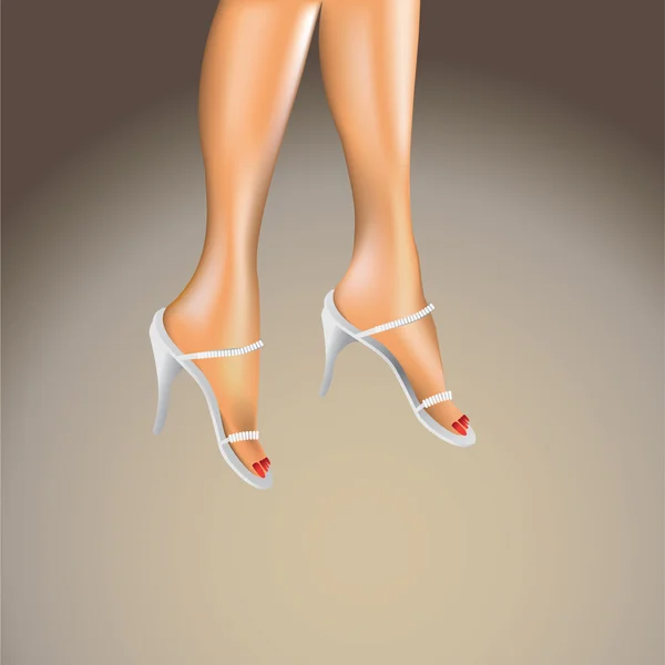 Γυναικεία πόδια — Διανυσματικό Αρχείο