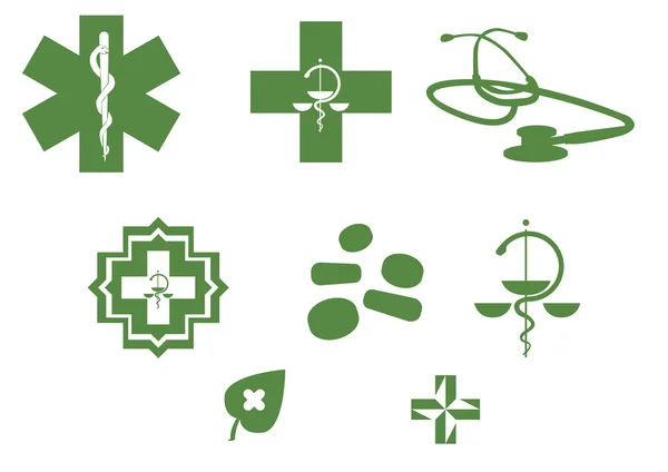 stock vector Medical symbols