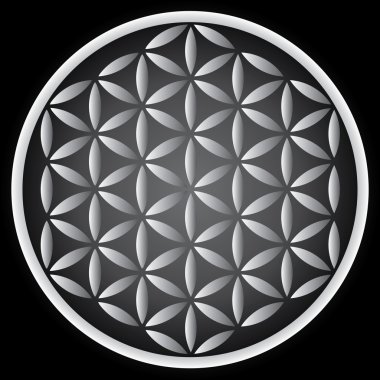 Flower of life symbol clipart