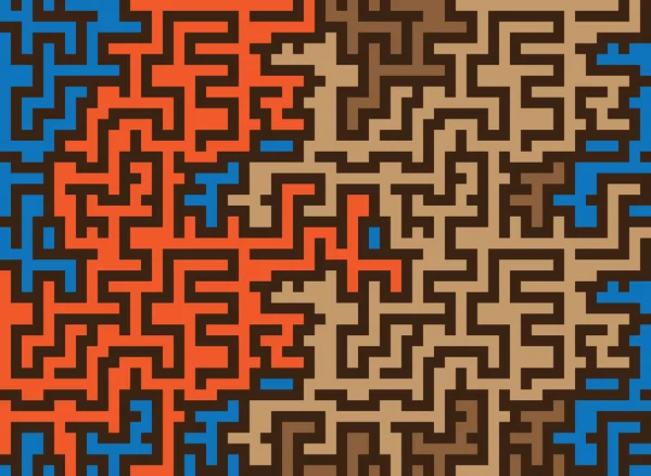 Vzorek labyrint — Stockový vektor