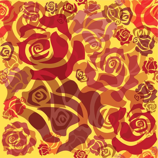 Červené růže — Stockový vektor