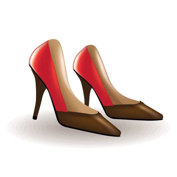 Kırmızı ayakkabılar — Stok Vektör