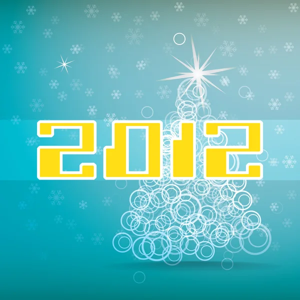 Año nuevo 2012 — Vector de stock