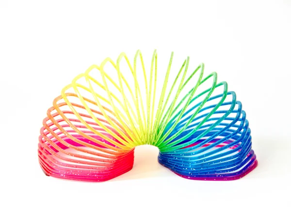 stock image Colored spring toy