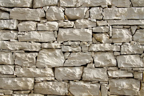 White flatted stone wall — Stock Photo, Image