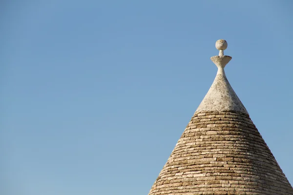 Trullo, tetto conico — Foto Stock