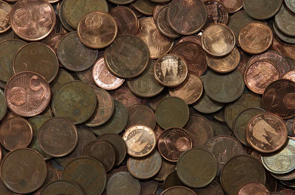 Měděné mince — Stock fotografie