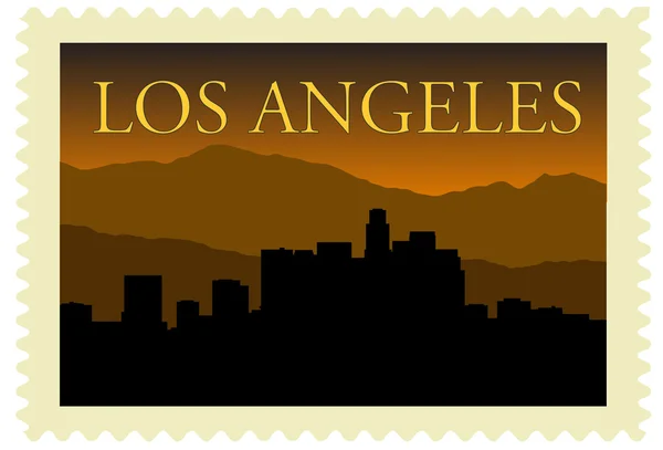 Los Angeles Stamp — Stock Vector