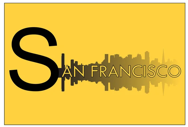 San Francisco V — Stock Vector
