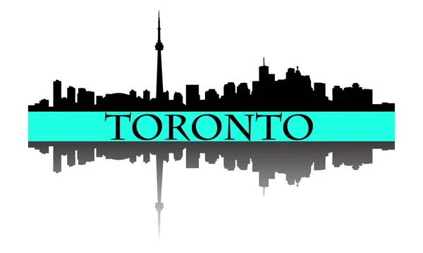 Торонто горизонт — стоковий вектор