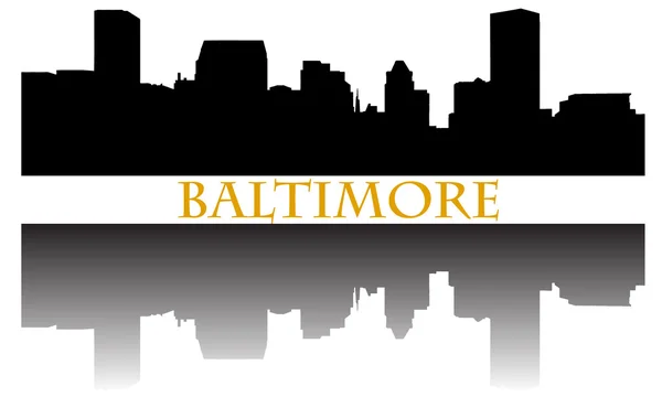 Baltimore-ban — Stock Vector