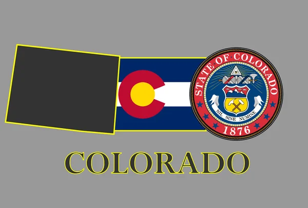 Colorado — Vettoriale Stock