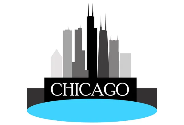 Chicago Skyline — Stock Vector