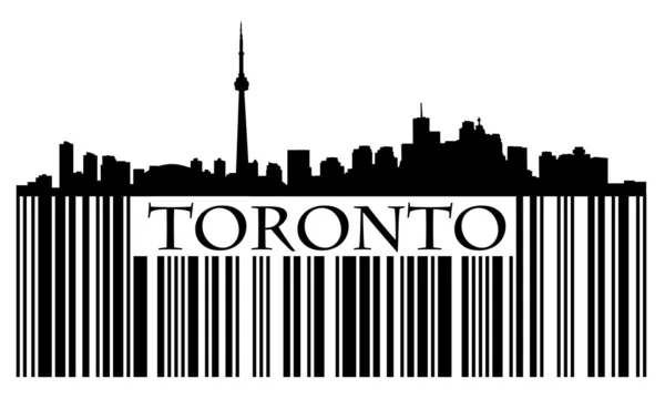Codice a barre di Toronto — Vettoriale Stock