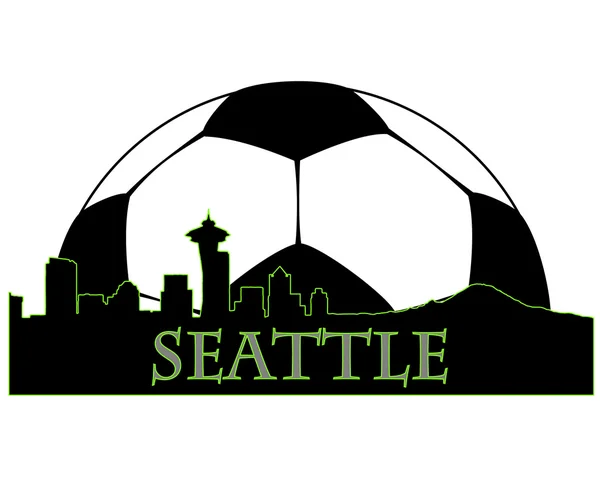 Seattle calcio — Vettoriale Stock