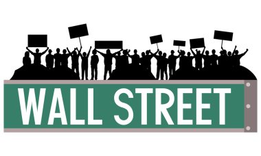 Wall street occupy clipart