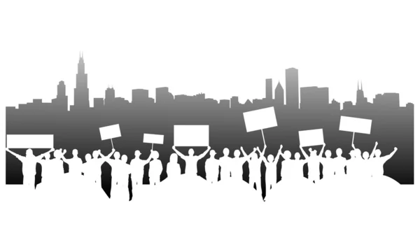 Occupy Chicago — Stockvektor