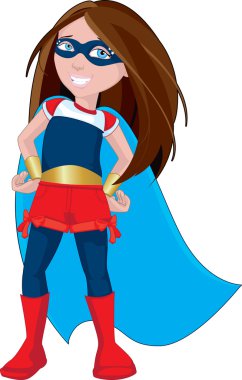 Super Hero Girl clipart