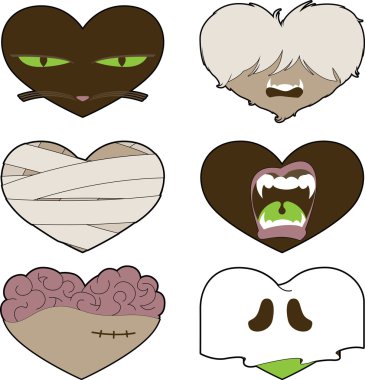 I Heart Halloween clipart