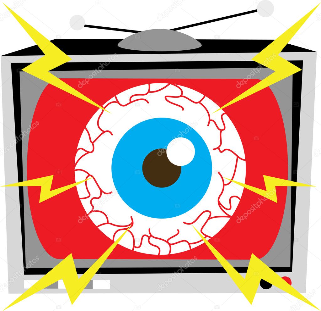 TV Eye Illustration