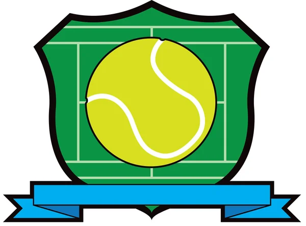 Tennis Ball Shield — Stock Photo, Image