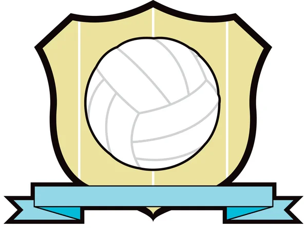 Volleyball Shield — Stock Photo, Image