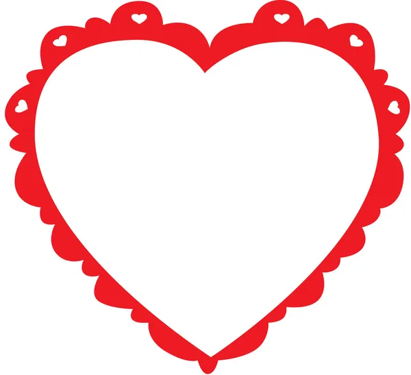 Cartoon Heart Frame — Stock Photo, Image