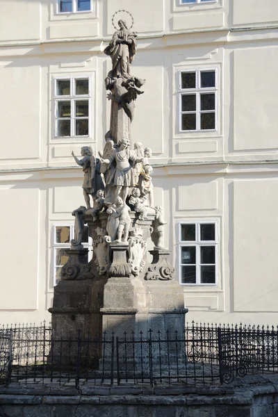 Immaculata maria pelaren Banská Štiavnica — Stockfoto