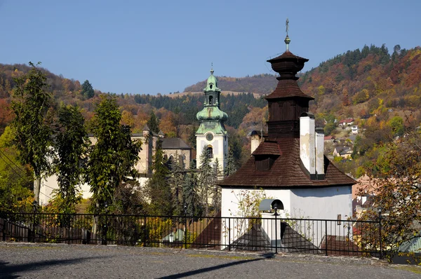 Autunno a Banska Stiavnica, Slovacchia Unesco — Foto Stock