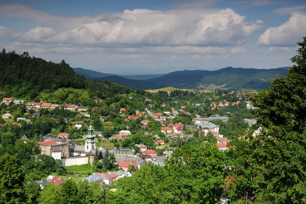 Banska stiavnica, Slovakya unesco eski kale — Stok fotoğraf