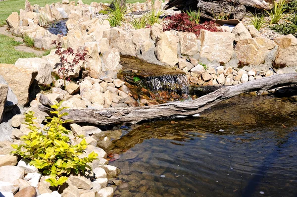 Stock image Rock-garden with in a relaxing park