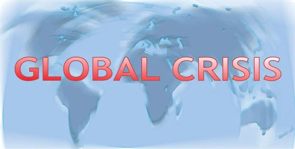 Global financial and economic crisis — Stock Photo, Image