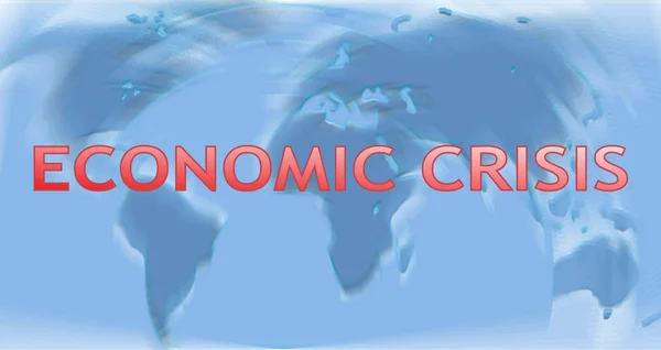 Globální finanční a hospodářské krize — Stock fotografie