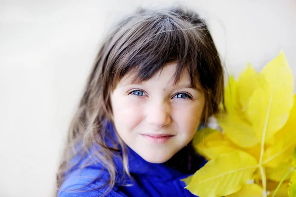 Retrato de menina criança funky — Fotografia de Stock