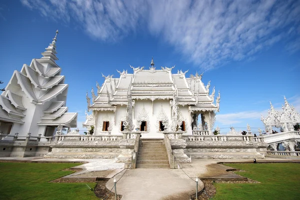 Thajské chrám nazvaný wat rong khun — Stock fotografie