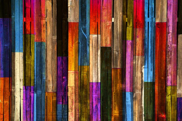 Color wooden wall background — Stock Photo, Image