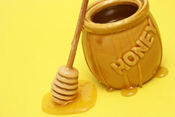Βάζο μέλι βρώμικο — Φωτογραφία Αρχείου