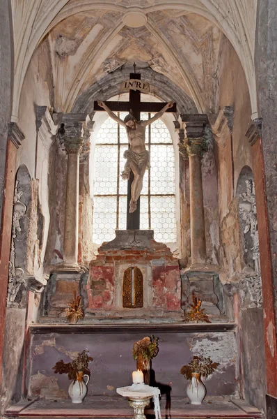 Římsko-katolická kaple interiér — Stock fotografie