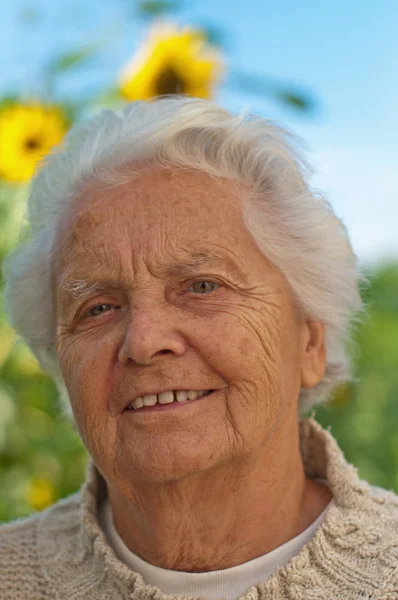 Portrait of a Senior Woman — Stock Photo, Image