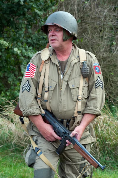 Żołnierz amerykański — Zdjęcie stockowe