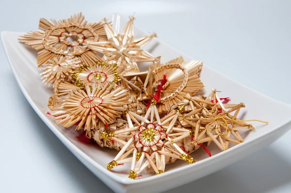 Christmas Straw Decoration — Stock Photo, Image