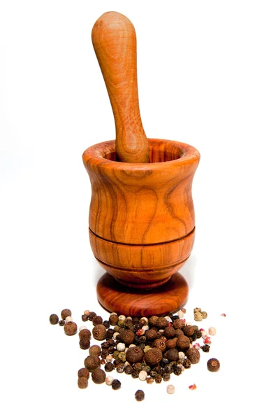 stock image Wooden Mortar and Pestle