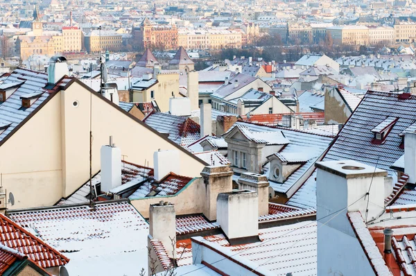 Praga em Tempo de Inverno — Fotografia de Stock