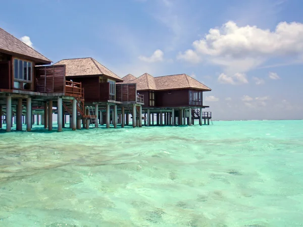 Мальдивский рай — стоковое фото
