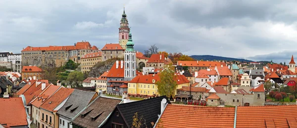 Панорама чеські Крумлов — стокове фото
